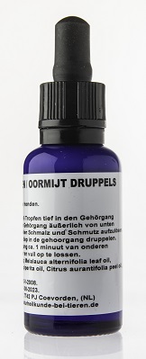 Oormijt druppels